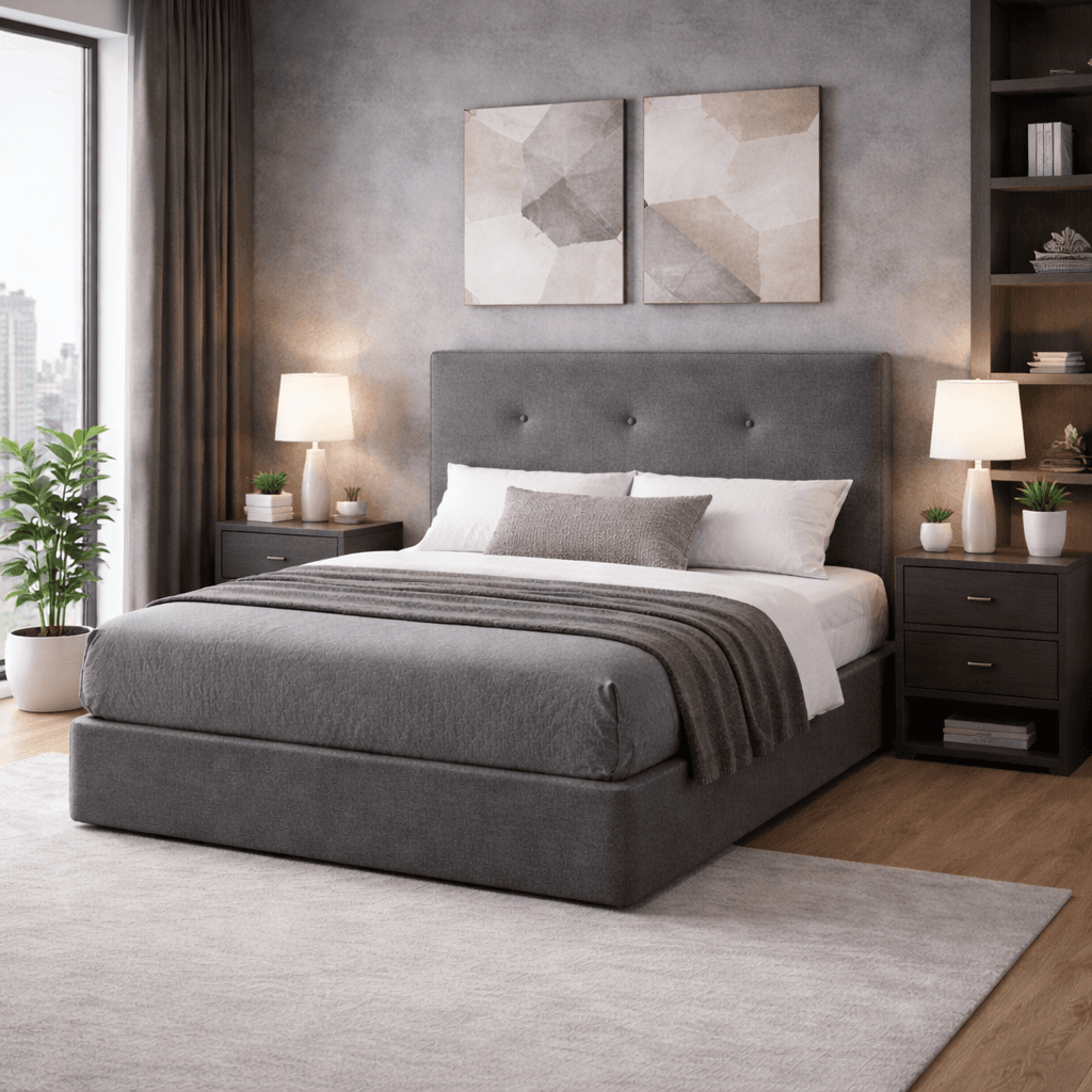 Pack Cama Flavi - Cinza Escuro