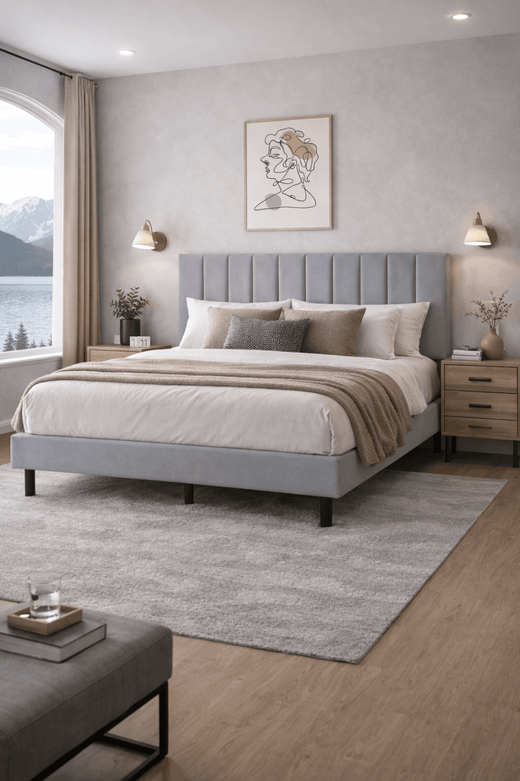Pack Cama Mali - Cinza