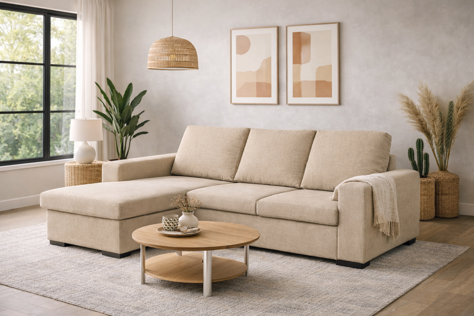Chaise Longue Dante - Bege