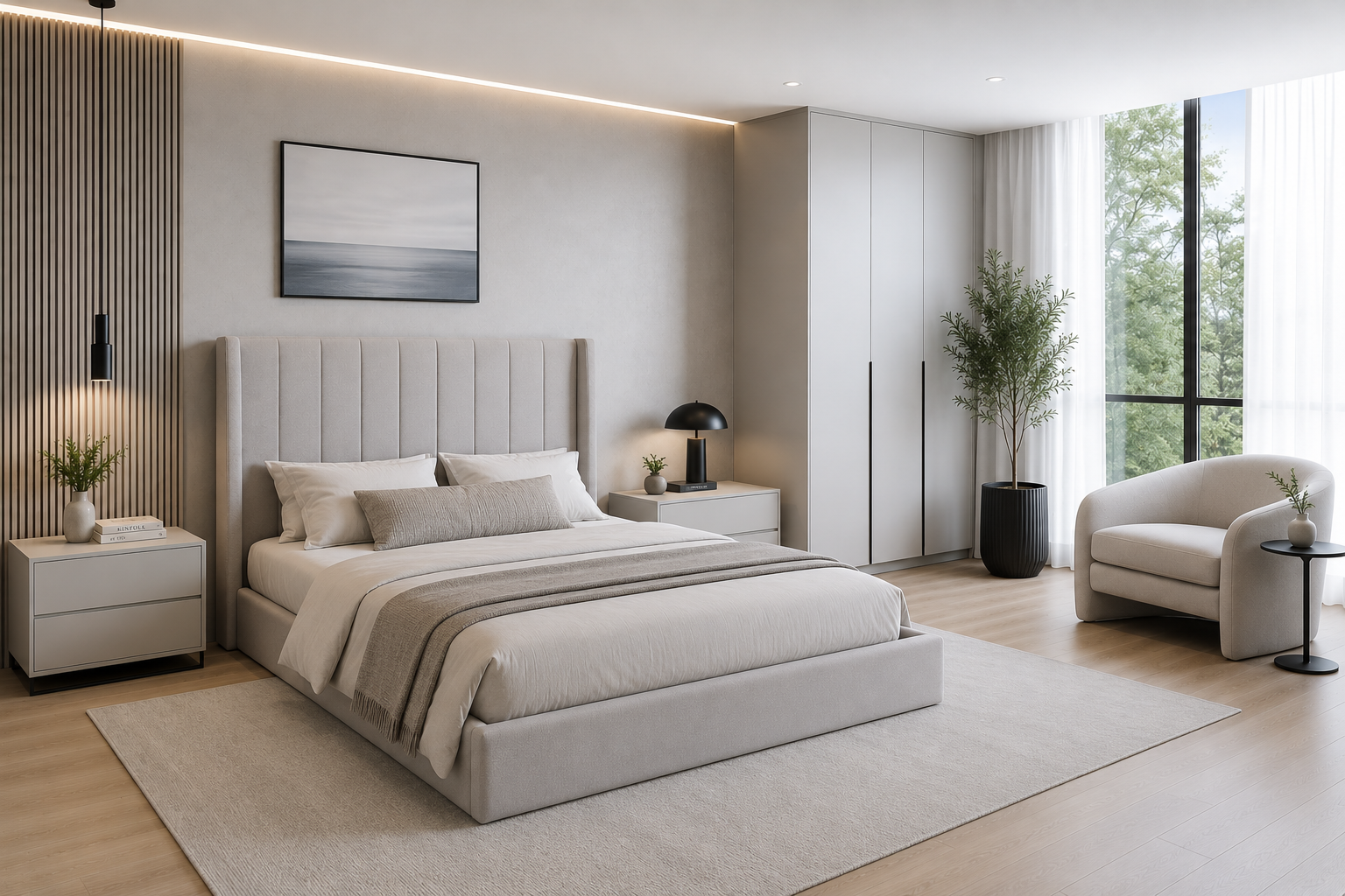 Pack Cama Alexis - Cinza